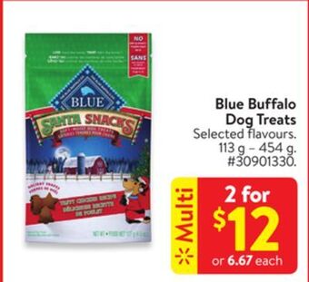 Walmart Blue buffalo dog treats offer
