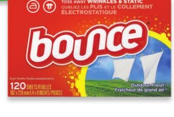 Walmart Bounce sheets offer