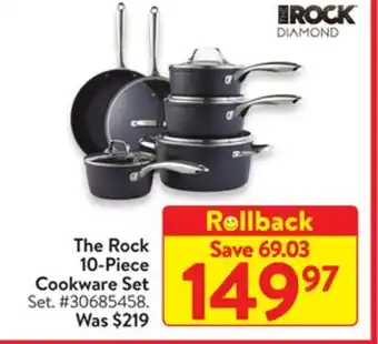 Walmart The rock 10-piece cookware set offer