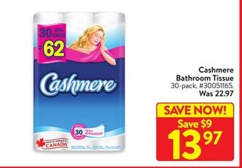Walmart Cashmere bathroom tissue offer