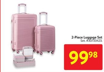 Walmart 2-piece luggage set offer