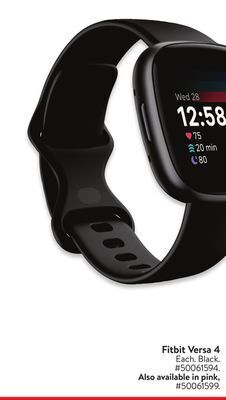 Walmart Fitbit versa 4 offer