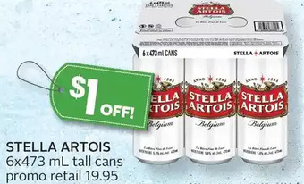 Sobeys Urban Fresh Stella artois offer