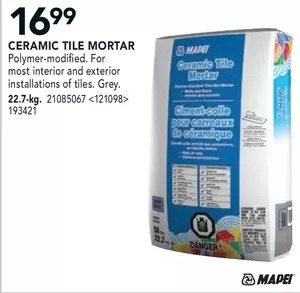Lowe's Mapei ceramic tile mortar offer