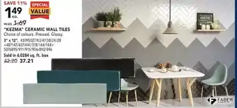 RONA "kezma" ceramic wallt iles offer