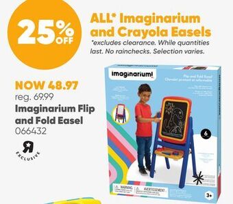 Imaginarium flip and fold easel