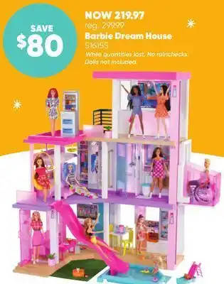 Toys R us Barbie dream house offer