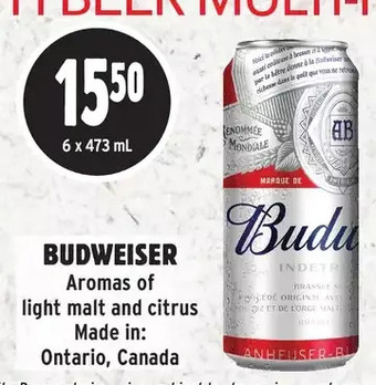 Metro Budweiser offer
