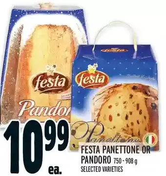 Metro Festa panettone or pandoro offer
