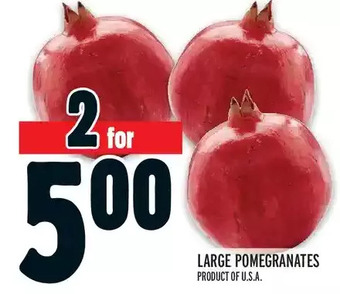 Metro Large pomegranates offer