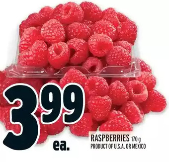 Metro Raspberries offer