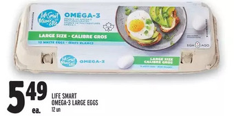 Metro Life smart omega-3 large eggs offer