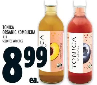 Metro Tonica organic kombucha offer