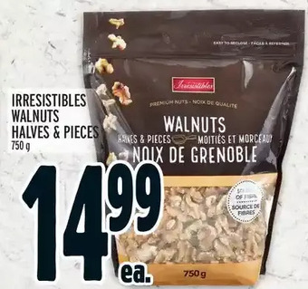 Metro Irresistibles walnuts halves & pieces offer