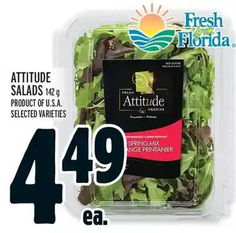 Metro Attitude salads offer