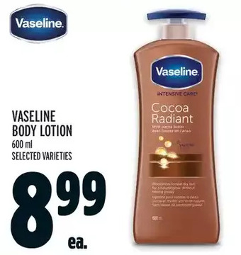 Metro Vaseline body lotion offer