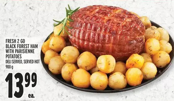 Metro Fresh 2 go black forest ham with parisienne potatoes offer