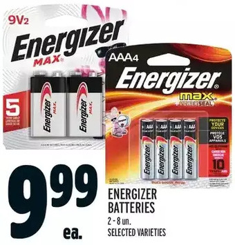 Metro Energizer batteries offer