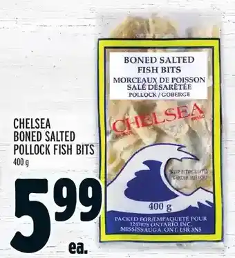 Metro Chelsea boned salted pollock fish bits offer