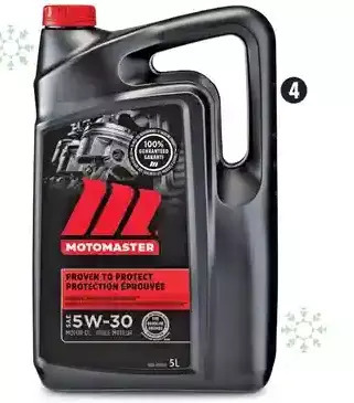 Canadian Tire Conventional motor oil offer