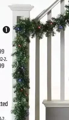 Canadian Tire 9' pre-lit garland offer