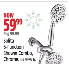 Canadian Tire Solita 6-function shower combo offer