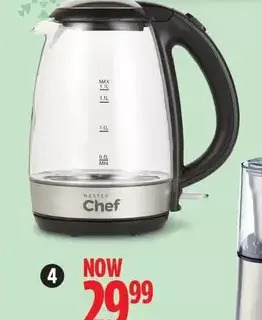 Canadian Tire Master chef 1.7l glass kettle offer