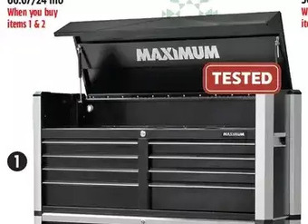Canadian Tire Maximum 57" 8-drawer chest offer