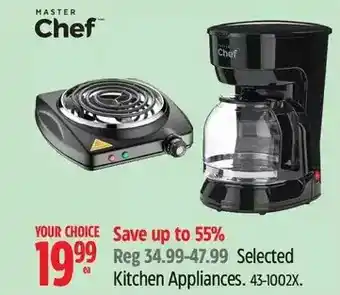 Canadian Tire Master chef kitchen appliances offer