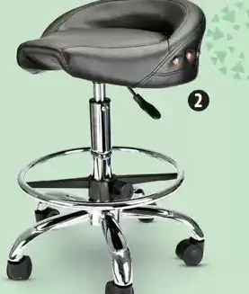 Canadian Tire Biker roller stool with pneumatic seat offer