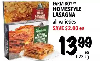 Farm Boy Farm boy homestyle lasagna offer