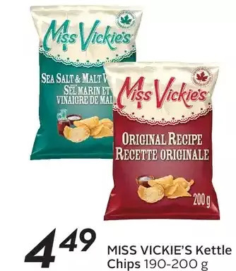 Sobeys Miss vickie's kettle chips offer