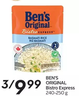 Sobeys Ben's original bistro express offer