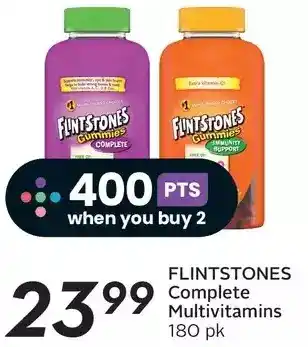 Sobeys Flintstones complete multivitamins offer