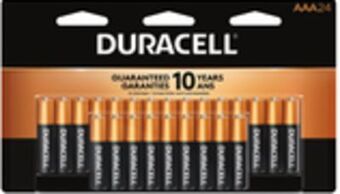 Staples Duracell alkaline batteries offer