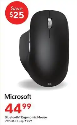 Staples Microsoft bluetooth™ ergonomic mouse offer