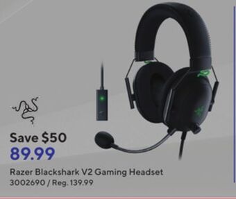 Staples Razer blackshark v2 gaming headset offer