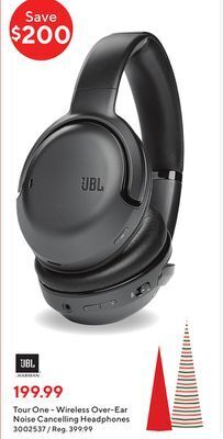 Staples Jbl tour one - wireless over ear noise cancelling headphones offer