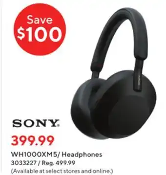 Staples Sony wh1000xm5 headphones offer