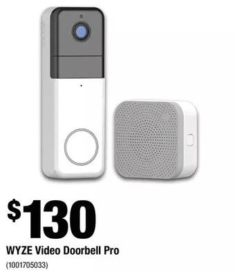 Home Depot Wyze video doorbell pro offer