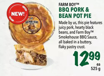 Farm Boy Farm boy bbq pork & bean pot pie offer
