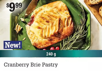 M & M Food Market Cranberry brie pastry offer