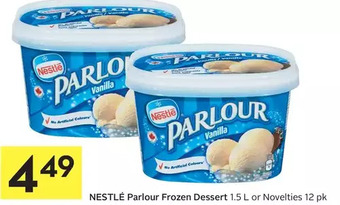 Foodland Nestlé parlour frozen dessert or novelties offer