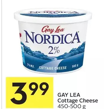 Foodland Gay lea cottage cheese offer