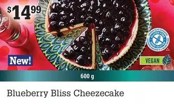 M & M Food Market Blueberry bliss cheezecake offer