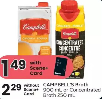 Foodland Campbell's broth or concentrated broth offer