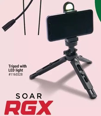 Giant Tiger Tripod with led light offer