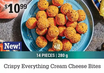 M & M Food Market Crispy everything cream cheese bites offer
