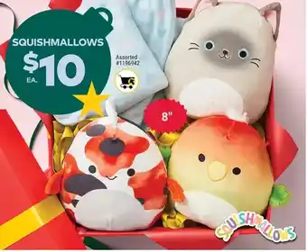 Giant Tiger Squishmallows offer