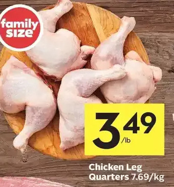Foodland Chicken leg quarters offer